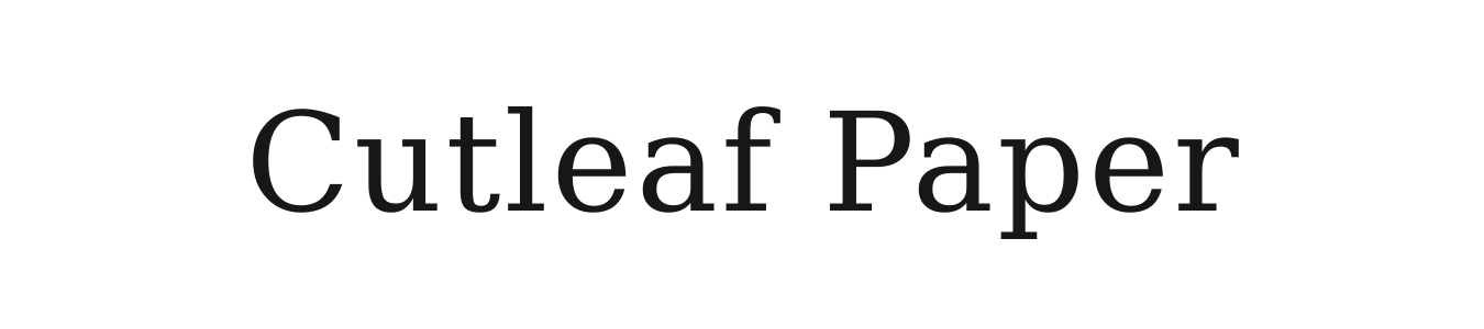 Cutleaf Paper