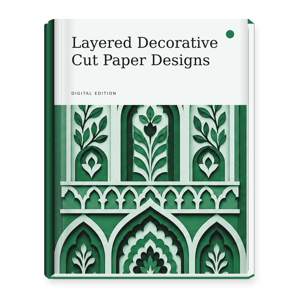 Layered Decorative Cut Paper Designs